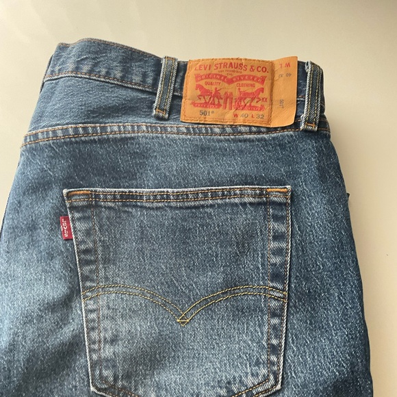 Levi’s 501 Blue Jeans 40/32 - 2 Pair - Picture 5 of 9